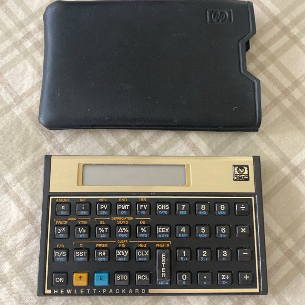Hewlett-Packard Vintage(1987) HP 12C Financial Calculator 2747A51096.Made in USA